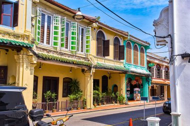 Melaka, Malezya - 13 Kasım. 2018: eski şehir Unesco miras Jonker yürüyüş