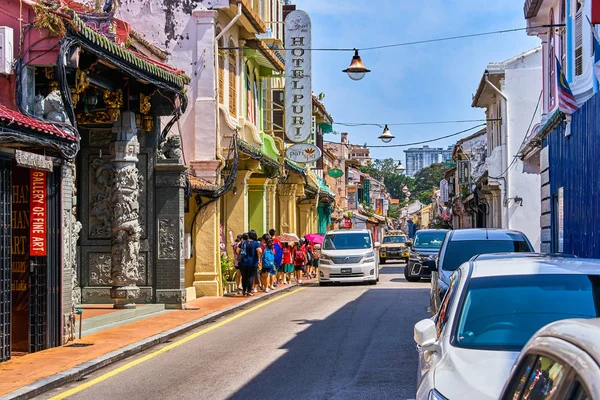 Melaka Malasia Noviembre 2018 Ciudad Vieja Unesco Heritage Jonker Walk —  Fotos de Stock