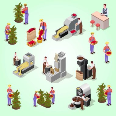 1905.i201.035.P.m004.c30.Çay Endüstrisi Üretim İzometrik İkons1