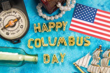 Mutlu bayram günü metin. ABD kavramı tatil. Amerika'nın kaşifi. Tatil Birleşik