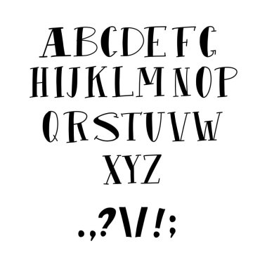 Cadılar Bayramı el yapımı yazı yazı tipi