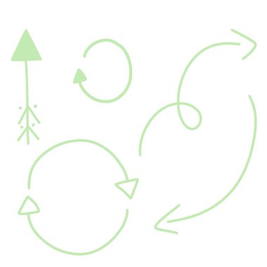 İzole edilmiş vektör el çizimi oklar beyaz arkaplan üzerine ayarlandı