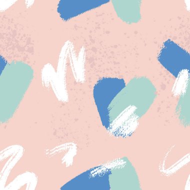 Yaratıcı Seamless modeli. Sanatsal evrensel arka plan. Elle çizilmiş dokuları.