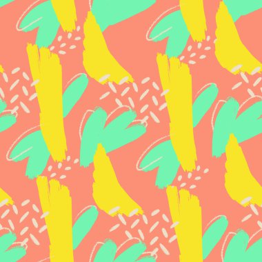 Farklı şekiller ve dokular ile yaratıcı Doodle sanat başlığı. Kolaj.