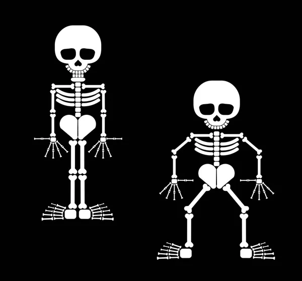Skeleton Anatomy Image Design — Stock Vector
