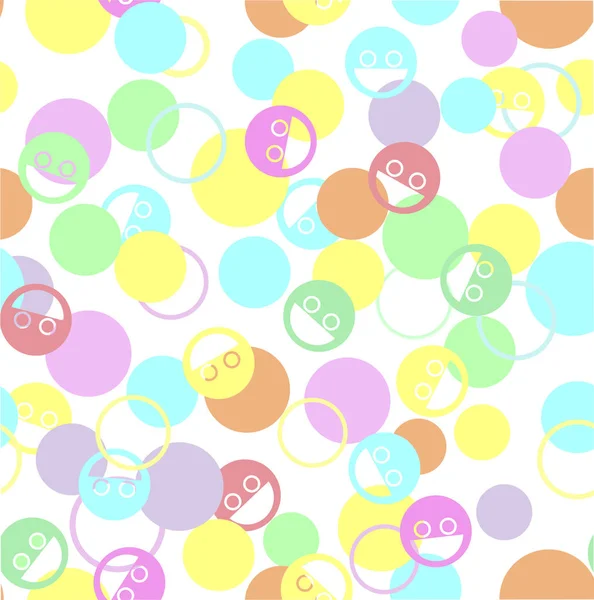 Soap Bubbles Foam Party Joy — Stock Vector