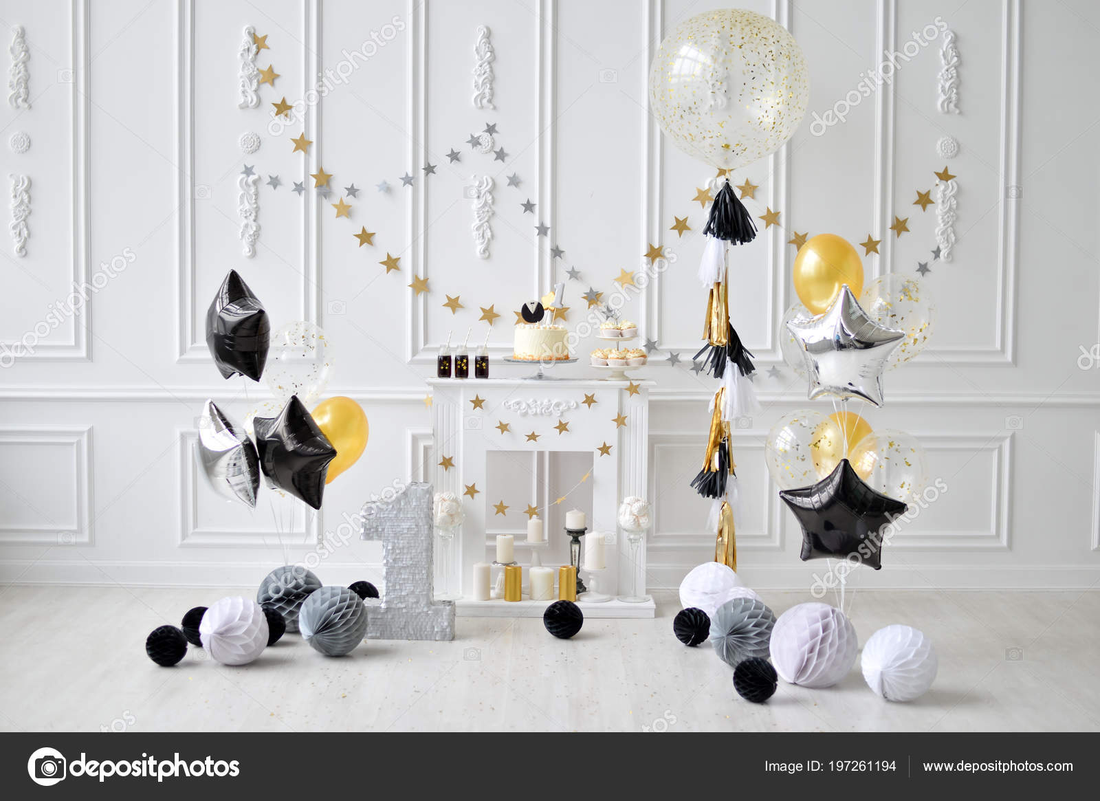 Beautiful Decorations Birthday Party Lot Stars Balloons Lot