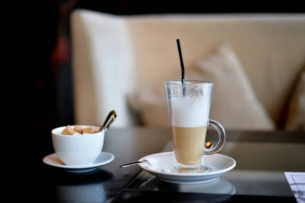 Coffe Time Śniadanie Czas Zjeść — Zdjęcie stockowe