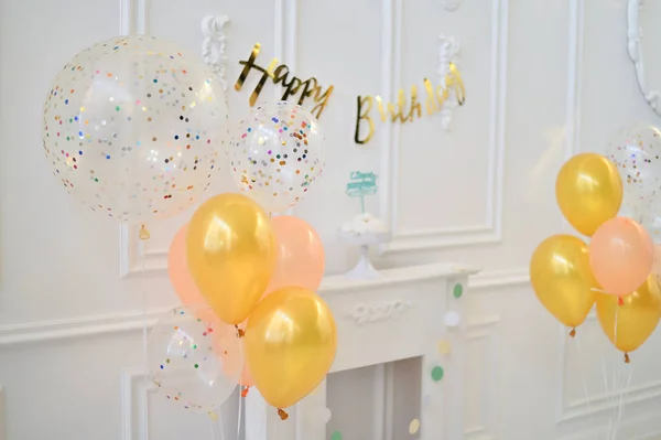 Παιδικά Γενέθλια Διακοσμητικά Για Πάρτι Για Τις Γιορτές Διακοσμήσεις Γενεθλίων — Φωτογραφία Αρχείου