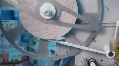 Büyük bir baskı tesisi yüksek hızda çalışan matbaa