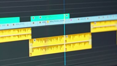 Video zaman çizelgesi - Editör klipleri ve çerçeveler düzenleme