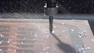 Ağır çekim gelişmiş bir metal parça imalat Cnc değirmen