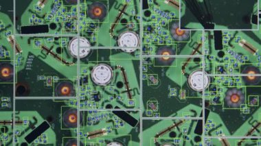 Görsel ve 3d lazer tarama kullanarak bir bilgisayar devre kartı incelenmesi