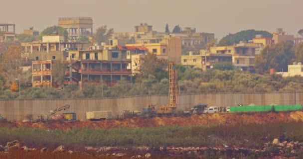 Forces de Tsahal à la frontière entre Israël et le Liban . — Video