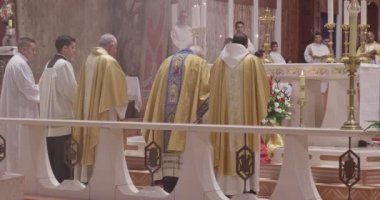 Nazareth, 24 Aralık 2018. Basilica Noel kütlesi duyuru