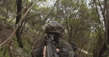Savaş sırasında İsrailli komando askerlerinden oluşan bir manganın Silah Gopro Pov görüntüleri