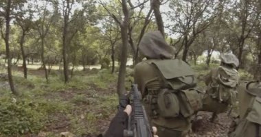 Savaş sırasında İsrailli komando askerlerinden oluşan bir manganın Silah Gopro Pov görüntüleri