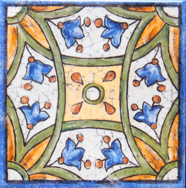Detail Tradiční Dlaždice Průčelí Starého Domu Dekorativní Kameny Valencijské Tradiční — Stock fotografie