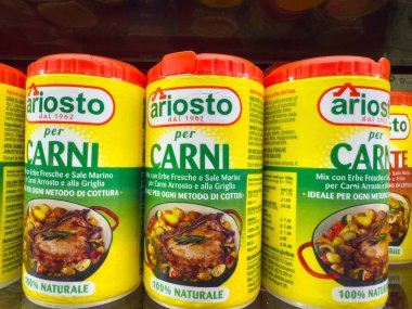 Marketteki et yemekleri için Ariosto carni baharat karışımı..