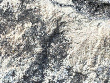 Yıpranmış kaya yüzeyine yakın çekim.