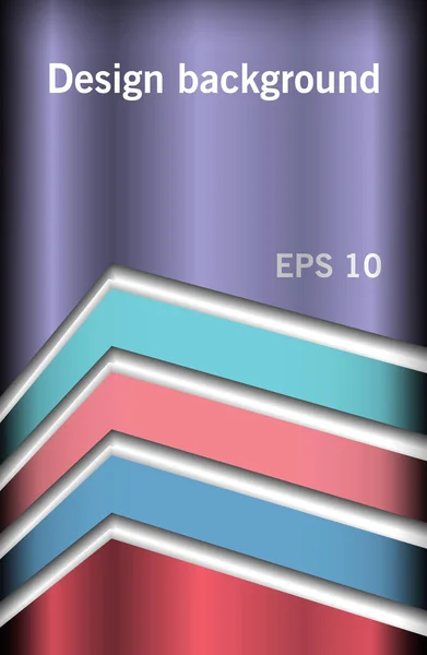 Dikey vektör arka plan metin ve farklı renkli çizgili mesaj için alanı ile