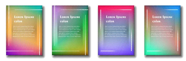 El ilanı dört arka planlar kümesi