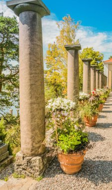 Park açık hava gün İsveç - sütunlara ile görüntü