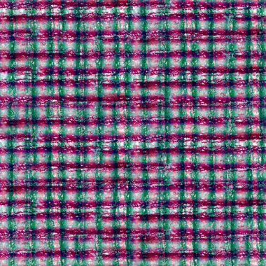 Kesintisiz mavi, kırmızı ekose kareli.