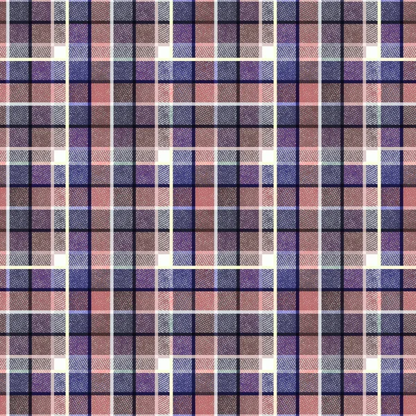 Seamless Scottish tartan pattern. textured pattern . Blue, pink plaid.