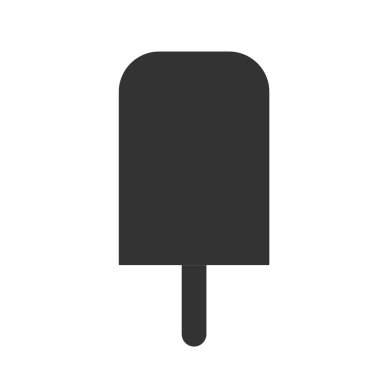 Beyaz arka plan üzerinde dondurma simgesi. düz stil. Web sitesi tasarımı, logo, mobil uygulama UI dondurma simgesi. 