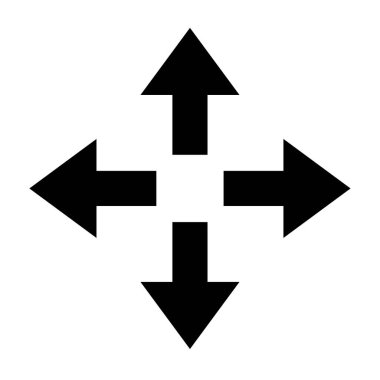 simgesini beyaz zemin üzerine taşıyın. düz stil. işareti taşımak. simge ok taşı.