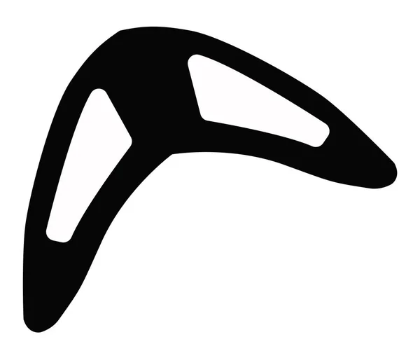 Icône Boomerang Dans Style Plat Mode Sur Fond Blanc Boomerang — Image vectorielle