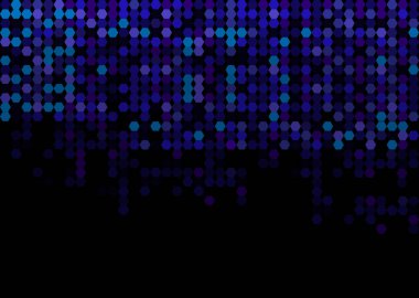 Modern geometrik altıgen arka plan mavi. geometrik desen gradyan ile noktalı resim tarzında. Soyut teknolojik altyapı. altıgen doku şablonu. 