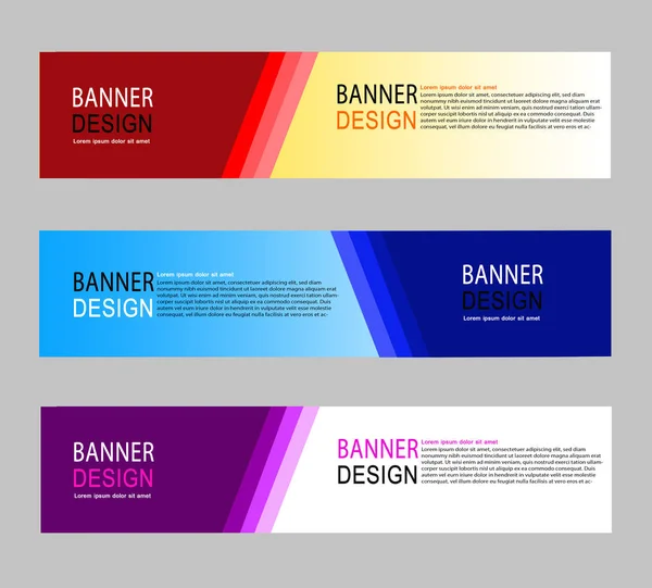 Absztrakt Geometrikus Tervezés Banner Websablon Banner Háttér Modern Üzleti Banner — Stock Fotó