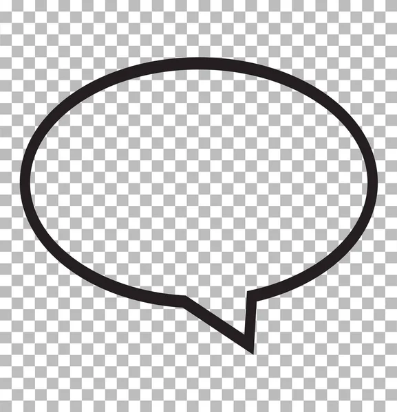 konuşma balonu simgesinin şeffaf arka plan izole. konuşma balonu logosu kavramı. düz stil. web sitesi tasarımı, logo, app, Kullanıcı arabirimi için konuşma balonu. 