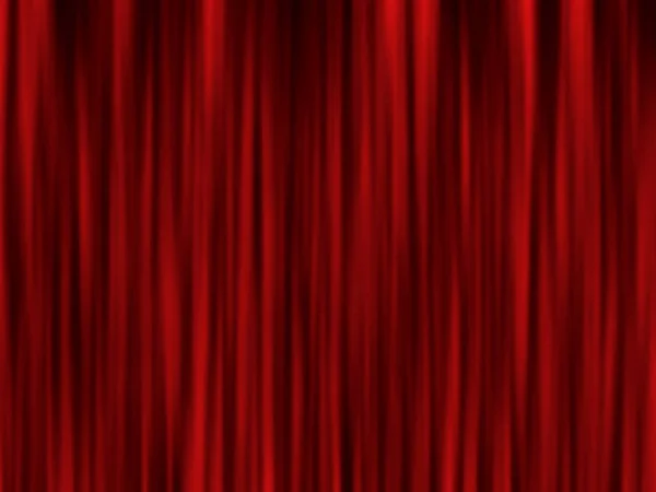 モダンな赤いカーテンの背景 ステージ画面 赤いカーテン劇場シーンの舞台 抽象的な舞台カーテン — ストック写真