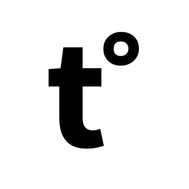 Meteoroloji simgesi beyaz arka plan üzerinde. düz stil. web sitesi tasarımı, logo, app, Kullanıcı arabirimi için meteoroloji simgesi. sıcaklık sembolü