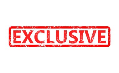 Beyaz arka plan üzerinde özel kırmızı lastik damga. özel damga işareti. Özel Damga metni. 