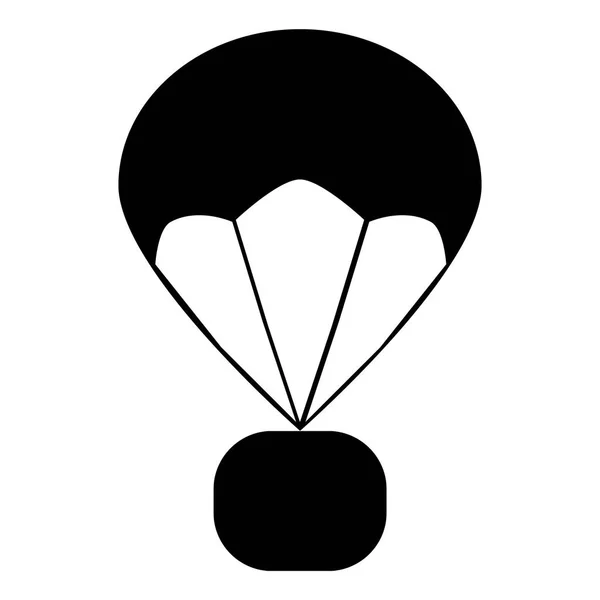 Fallschirm Symbol Auf Weißem Hintergrund Flachen Stil Fallschirm Symbol Für — Stockvektor