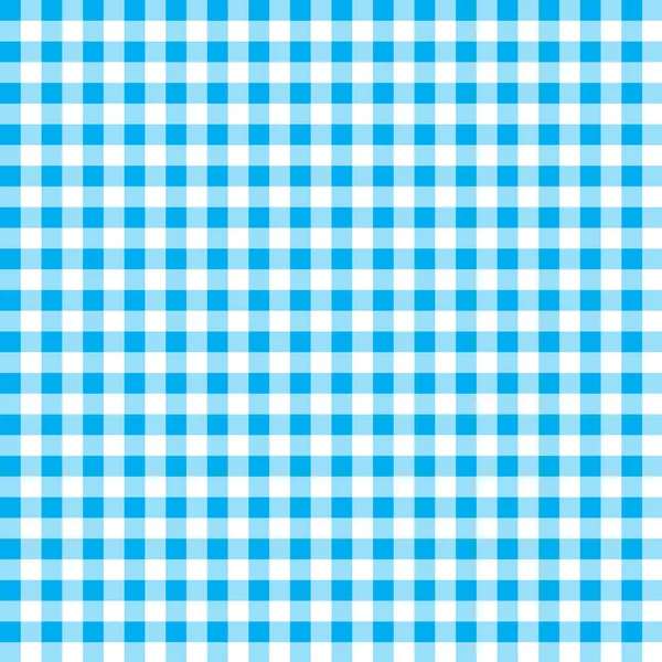 Padrão Gingham Tijolo Fogo Texturizado Fundo Xadrez Azul Branco Toalha — Vetor de Stock