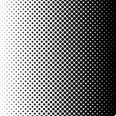 Yatay degrade yarı ton nokta arka planlar. Beyaz arka planda siyah noktalar. arka plan degrade noktalar. pop sanat şablonu. yarı ton doku.