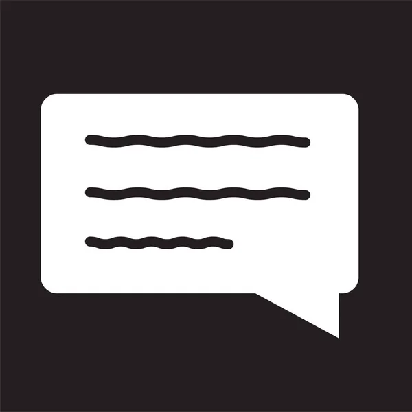 speech bubble icon on white background. flat style.  speech bubble icon for your web site design, logo, app, UI. message symbol. chatting sign.
