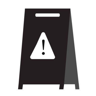 Beyaz arka plan üstünde ıslak zemin kutsal kişilerin resmi. düz stil. web sitesi tasarımı, logo, app, Kullanıcı arabirimi için ıslak zemin simgesi. uyarı simgesi. dikkatli ıslak zemin işareti. 