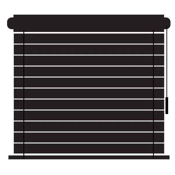 Icono Persianas Sobre Fondo Blanco Estilo Plano Icono Persianas Ventana — Vector de stock