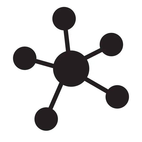 Ícone de rede de negócios no fundo branco. sinal de comunicação. ícone de rede de negócios para o seu web site design, logotipo, aplicativo, UI. estilo plano . — Vetor de Stock