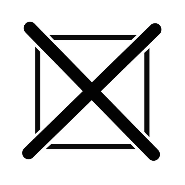 Чорний хрест значок на білому тлі. значок перехресного позначення для дизайну вашого веб-сайту, логотипу, програми, інтерфейсу. плоский стиль . — стоковий вектор