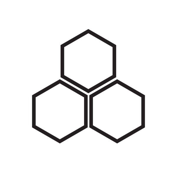 Значок соты на белом фоне. Плоский стиль. Иконка Honeycomb для дизайна сайта, логотипа, приложения, пользовательского интерфейса. Логотип соты. Сотовый знак
. 