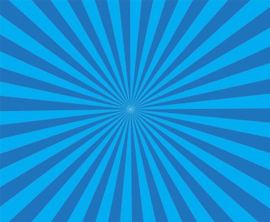 retro mavi arka plan ışını. pop art tarzımavi arka plan.