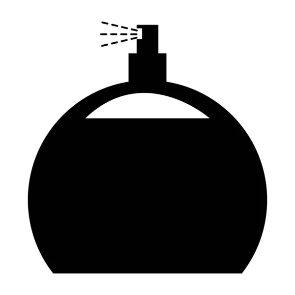 Parfüm spray tartály ikon fehér háttér. Lapos stílus. parfüm spray szimbólum. parfümjel. — Stock Vector