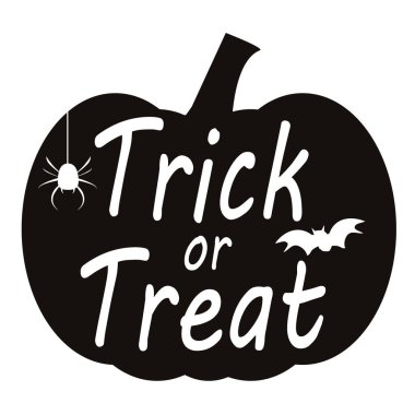 Beyaz arka planda şaka mı şeker mi. Cadılar Bayramı işareti. Cadılar Bayramı Vardiyası Balkabağı sembolü. Örümcek Ağı Cadılar Bayramı. 